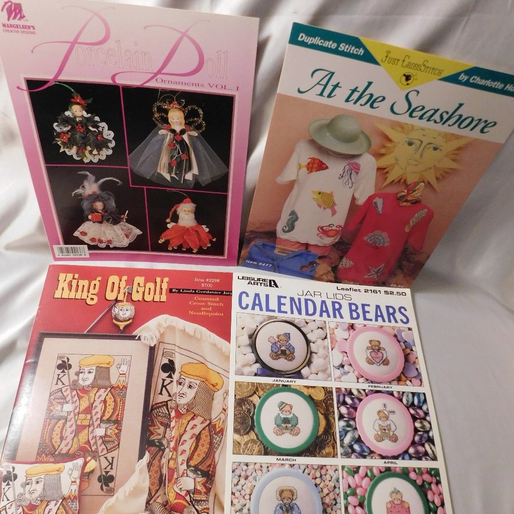 Vintage Crafting Booklets Lot of 4